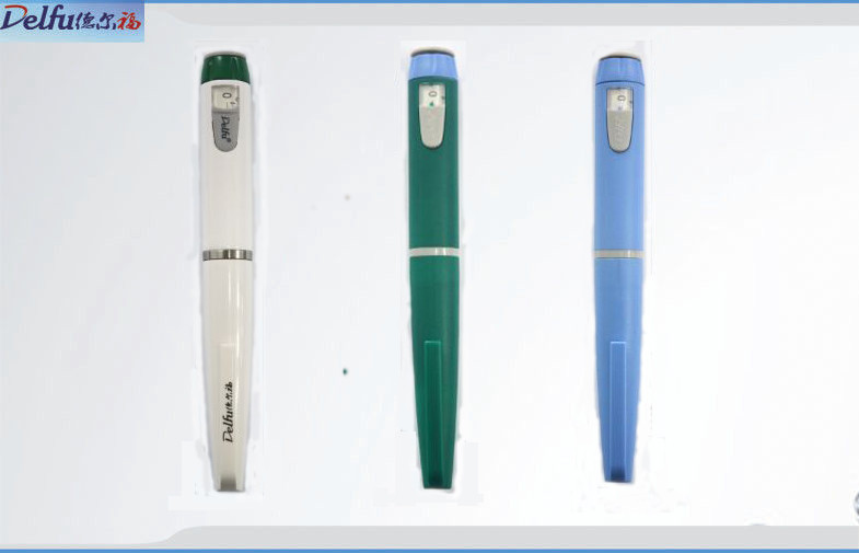 Insulin Cartridge Syringe Pen Pedoman Insulin Diabetes Pens Dengan Dosis Peningkatan-